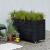 Plus Cubic Blomsterkasse m/hjul 50x120x70 cm