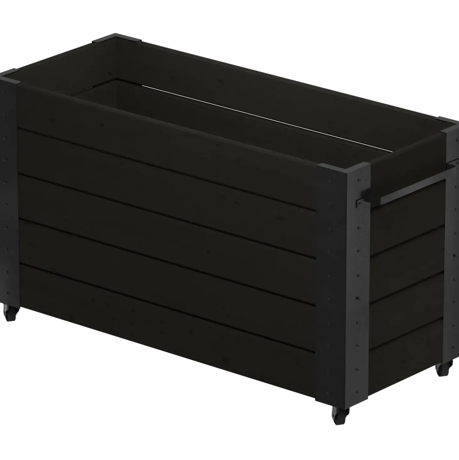 Plus Cubic Blomsterkasse m/hjul 50x120x70 cm