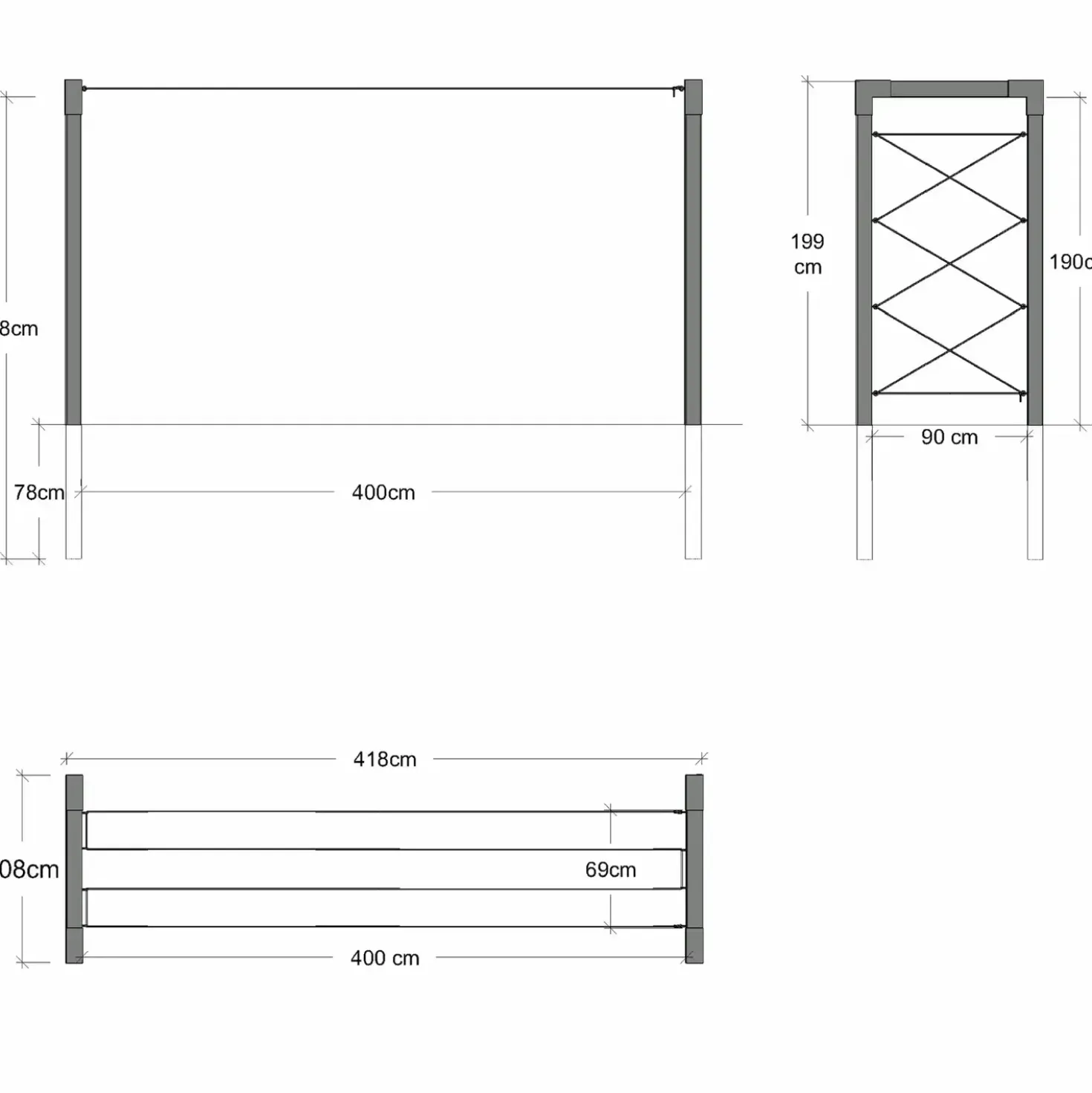 PLUS Cubic tørrestativ model 3