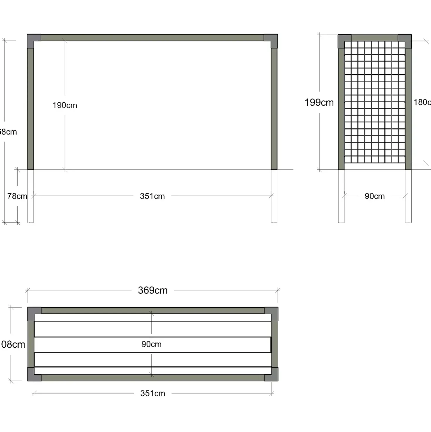 Plus cubic tørrestativ sort