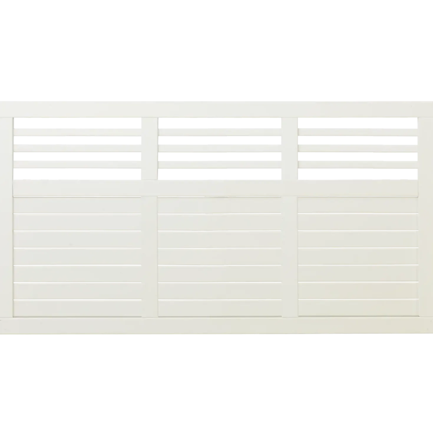 Plus Decora hegn 180x95 cm hvid