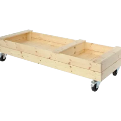 PLUS Fun sandkasse m/hjul og bænk 180 cm