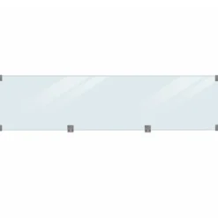 PLUS Klink Profilhegn m/glas 174×163 cm