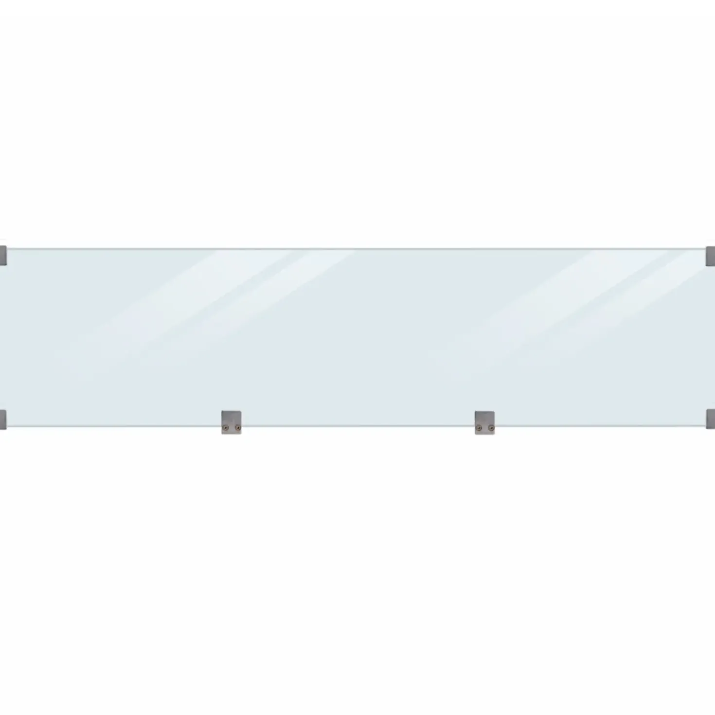 PLUS Klink Profilhegn m/glas 174×163 cm