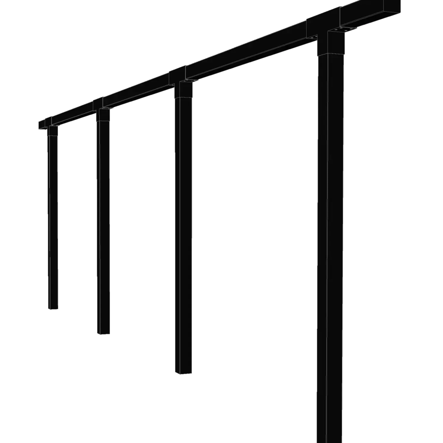 Plus pergola - 3 moduler sort