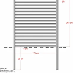 PLUS Plank Profilhegn 174×203 cm