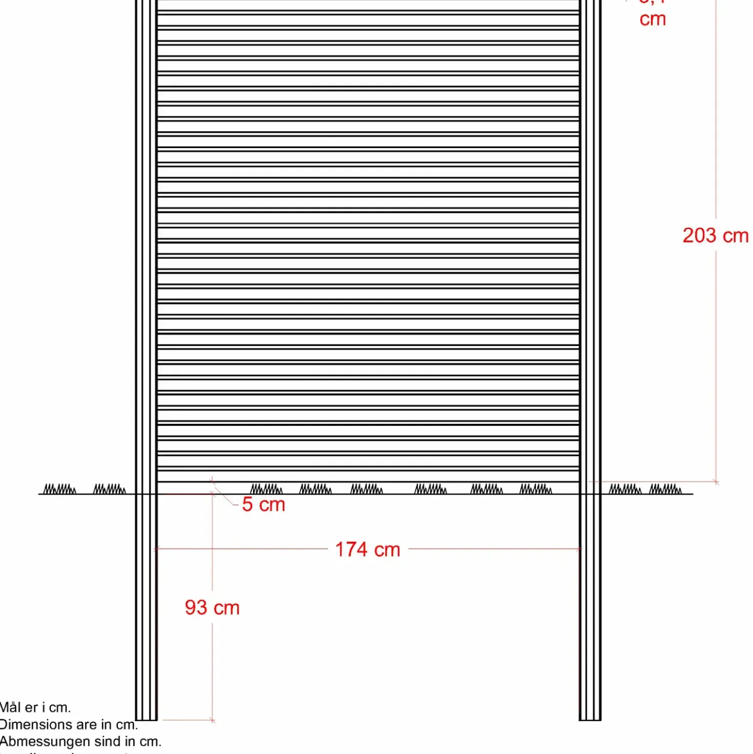 PLUS Plank Profilhegn 174×203 cm