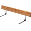 PLUS Ryglæn til Basic Junior bord/bænkesæt 118 cm ThermoWood®
