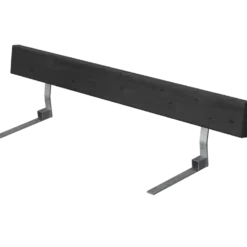PLUS Ryglæn til Basic Junior bord/bænkesæt 118 cm sort