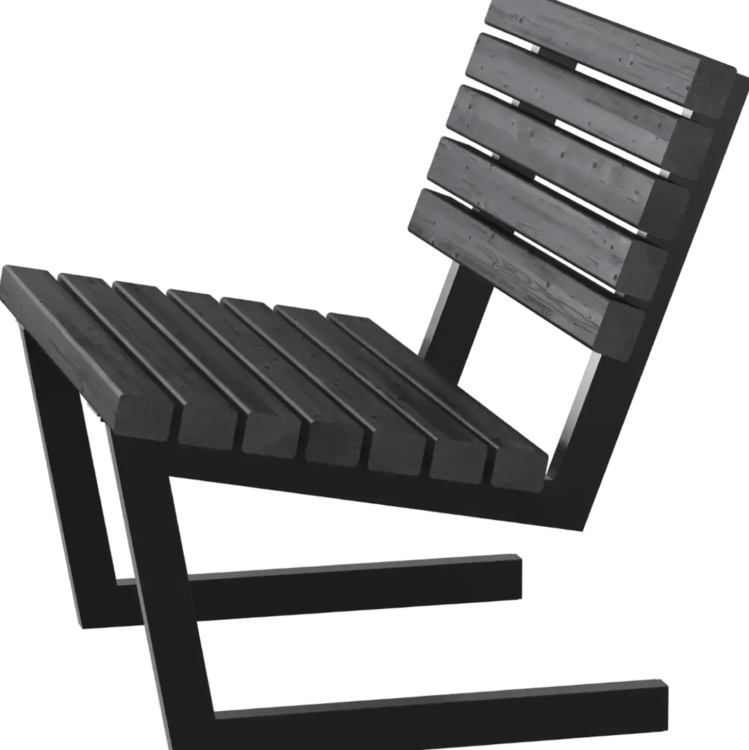 PLUS Siesta Living stol 75 cm sort