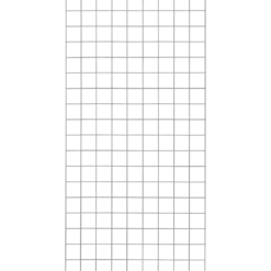 PLUS Stålespalier 90×180 cm m/kant