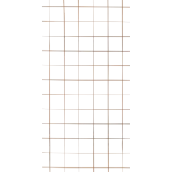 Plus stålespalier u/kant 900x1800mm rustrød