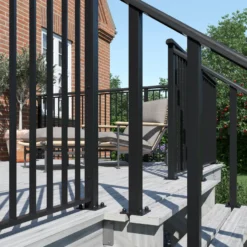 Plus Terrassetrappe 4 trin 71x101 cm 34,2° 120 cm