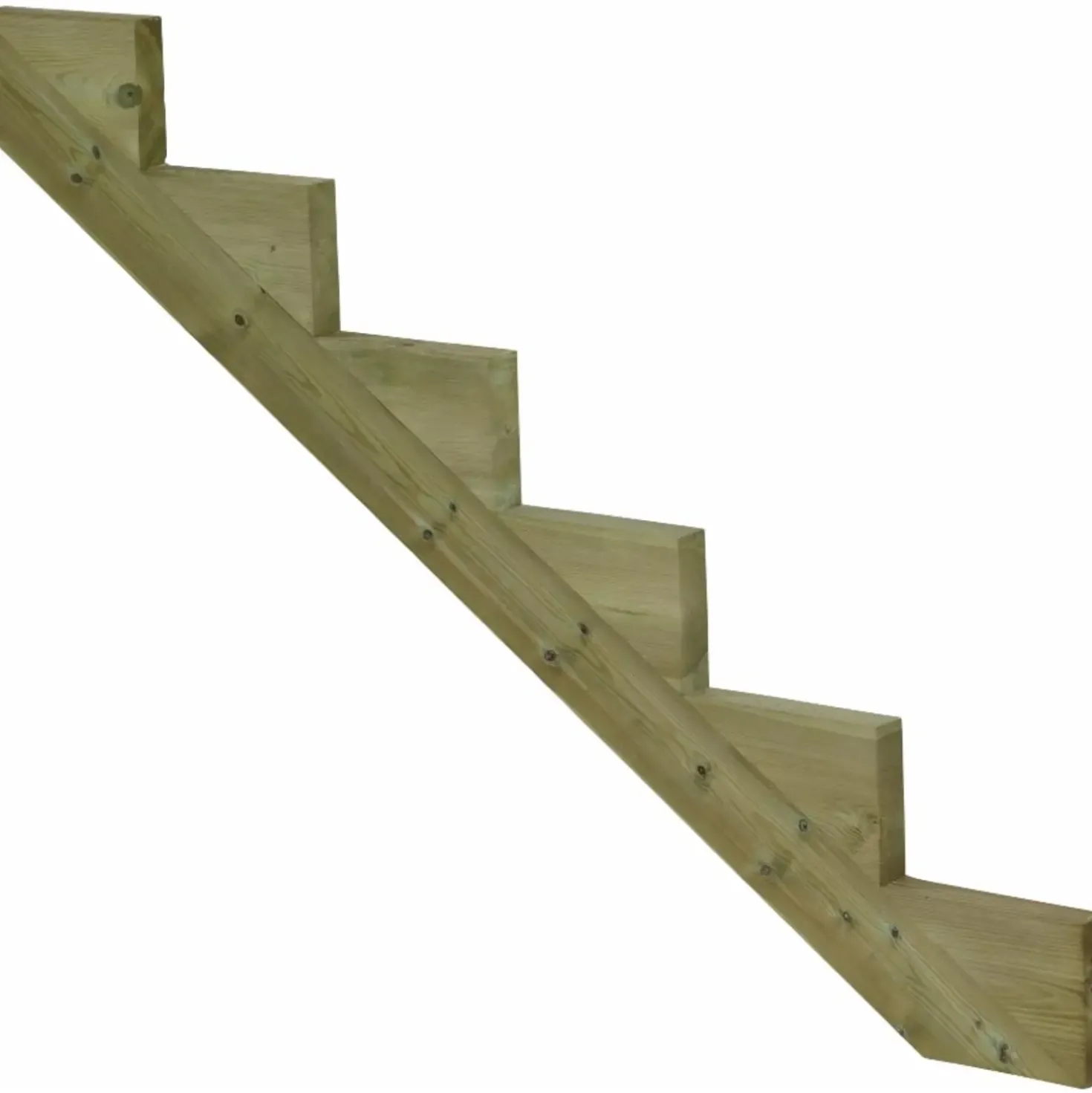 Plus Terrassetrappe 6 trin 105x151 cm 34,2° 120 cm