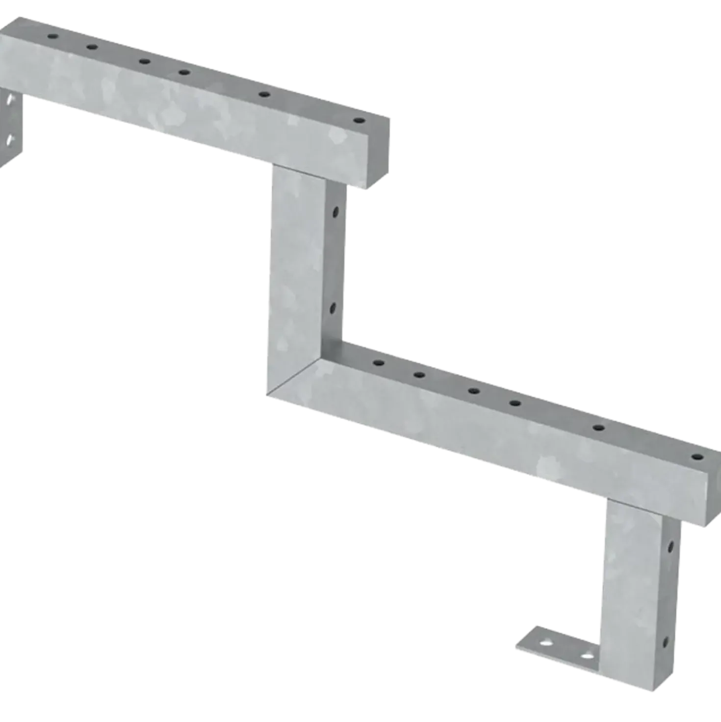 Plus 34,2° Trappevange 2 trin m/beslag Trindybde 28 cm