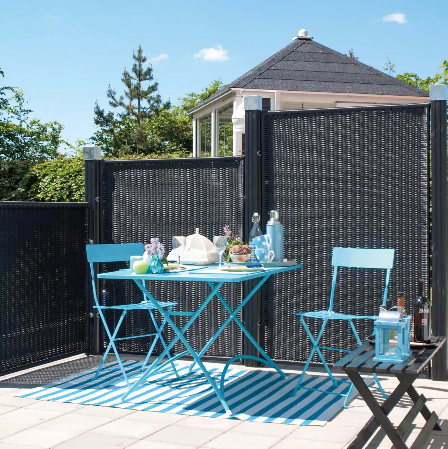 Plus Trend hegn 115×140 cm sort
