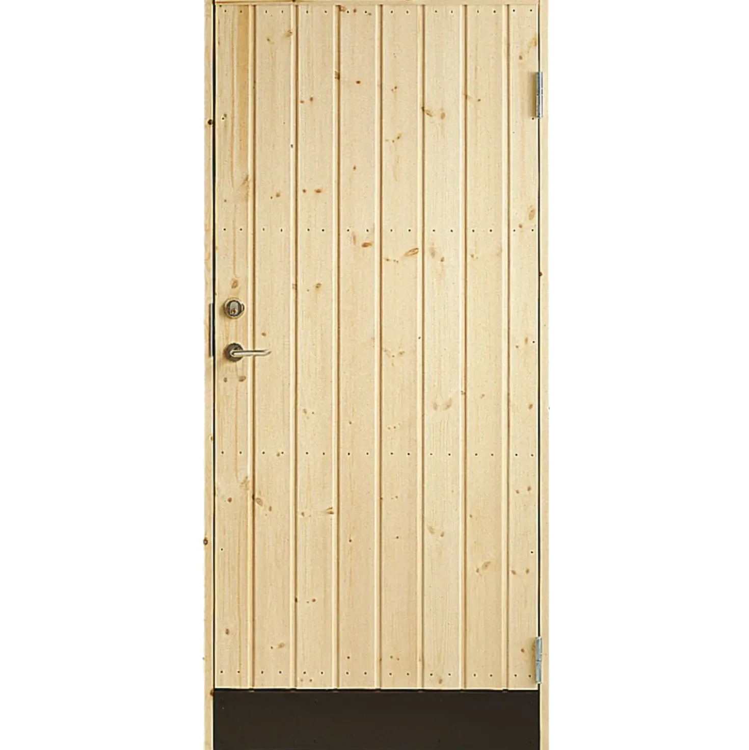 Plus udhusdør panel HU ubehandlet inkl. karm