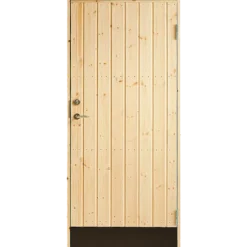 Plus udhusdør panel inkl. karm HU 78,6x187,8 cm