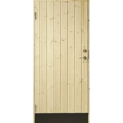 Plus udhusdør panel inkl. karm VU 88,6x197,8 cm