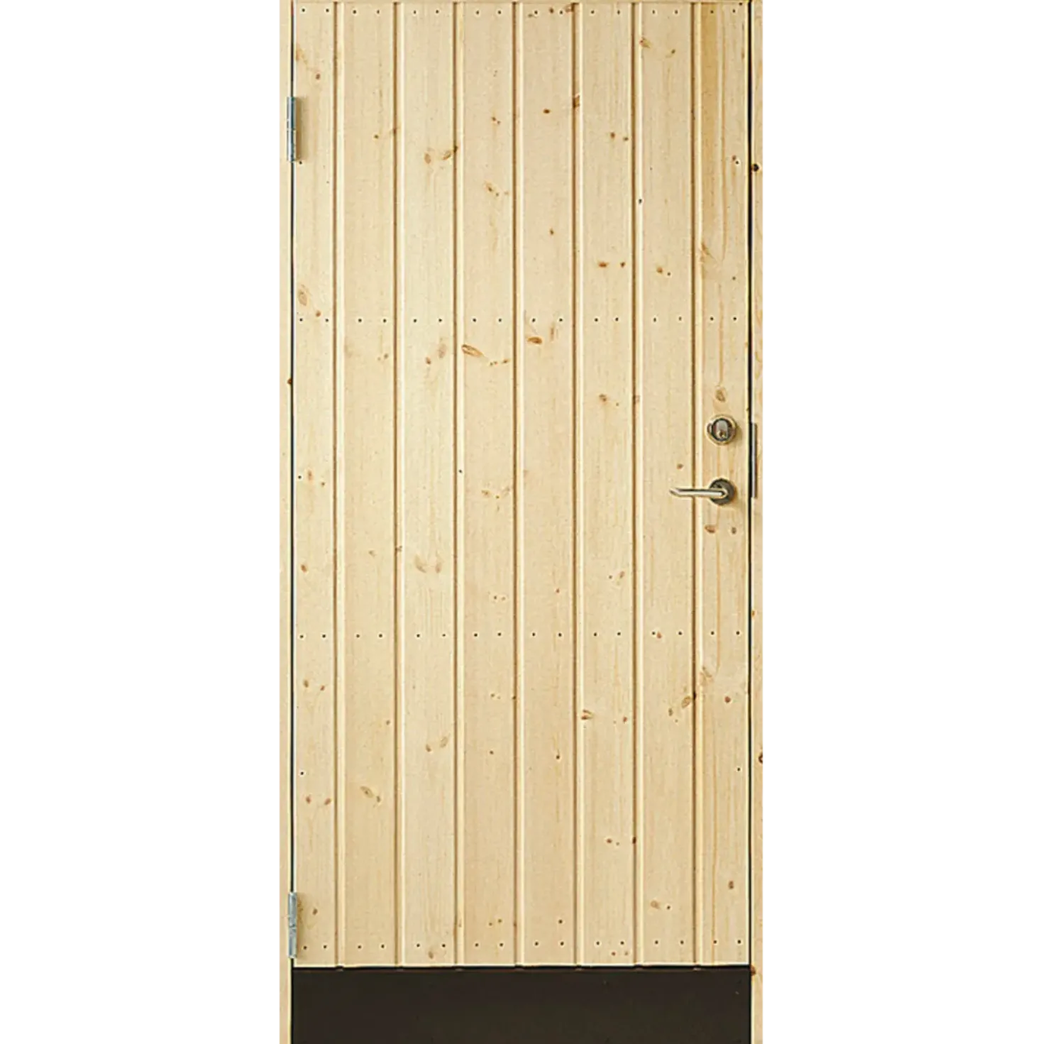 Plus udhusdør panel VU ubehandlet inkl. karm