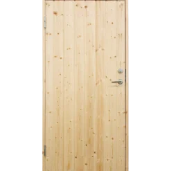 Plus udhusdør standard panel inkl. karm VU 88,6x197,8 cm