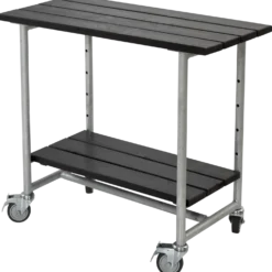 Plus Urban grill-/plantebord med 1 hylde grundmalet sort