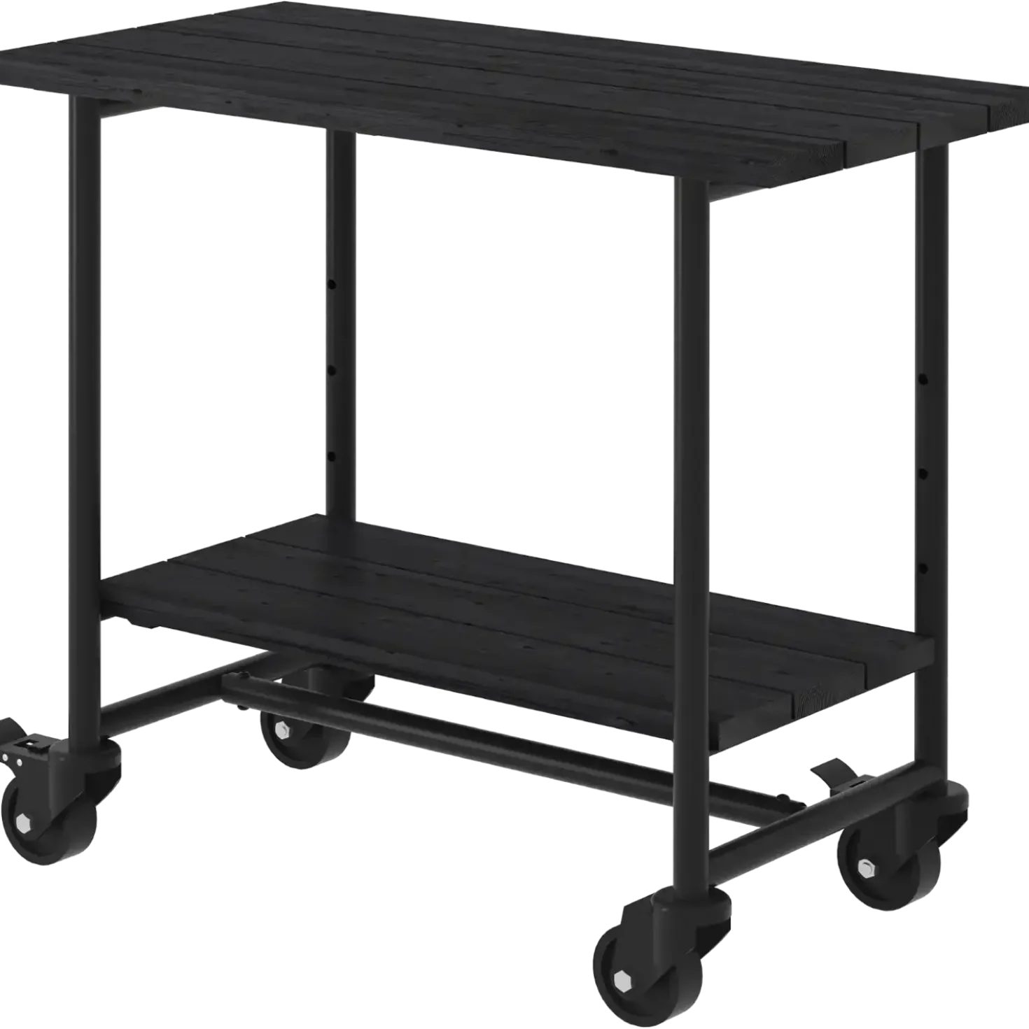 PLUS Urban Picnic plante/grillbord m/1 hylde – sort/sort stel