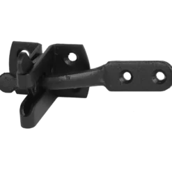 PN glipfald/dørhank til havelåge 120 mm varmforzinket sort