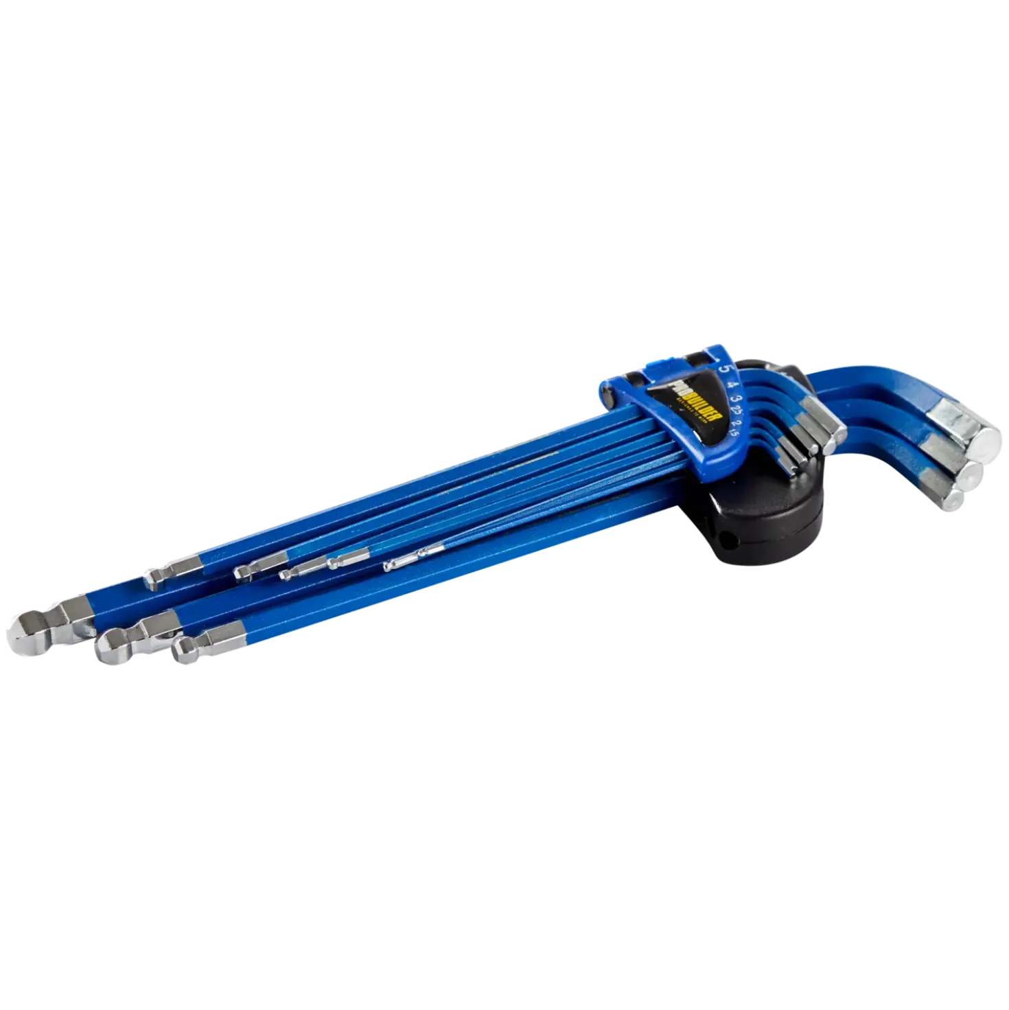 Probuilder stiftnøgle 9 stk m/ekstra langt skaft