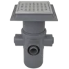 Purus afløbsskål Ø110 mm m/ flextop, rist og ramme