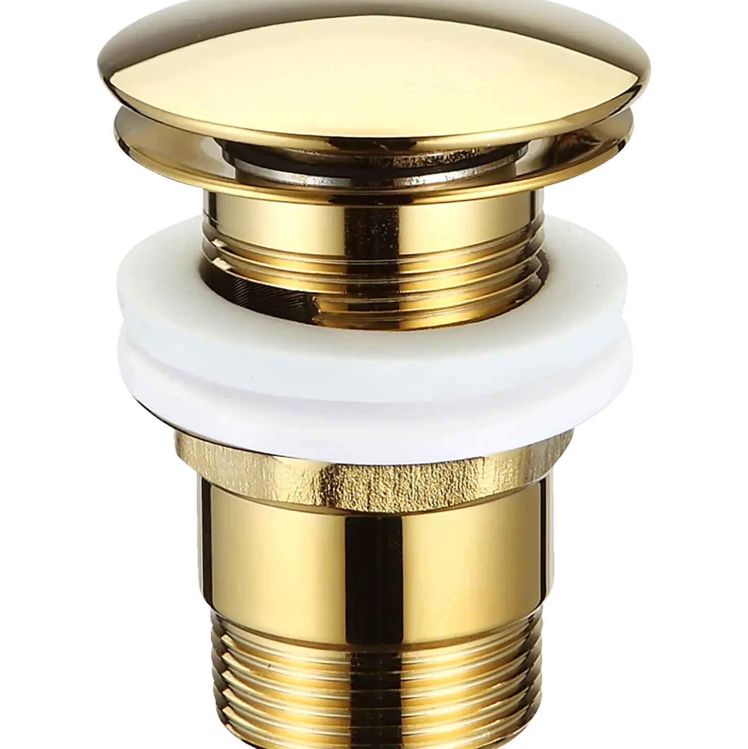Push pop up bundventil Ø66 Guld