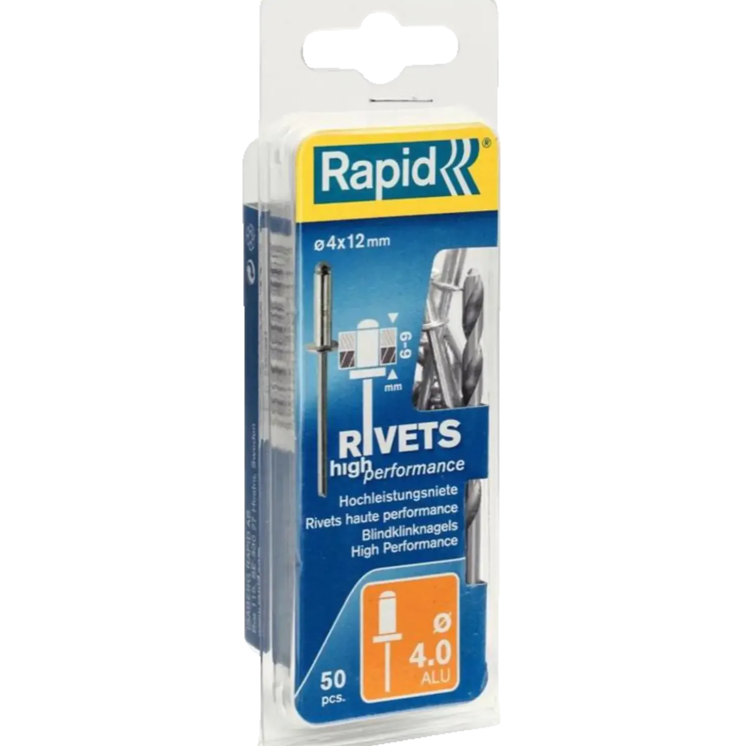 Rapid blindnitte Ø4x12 mm
