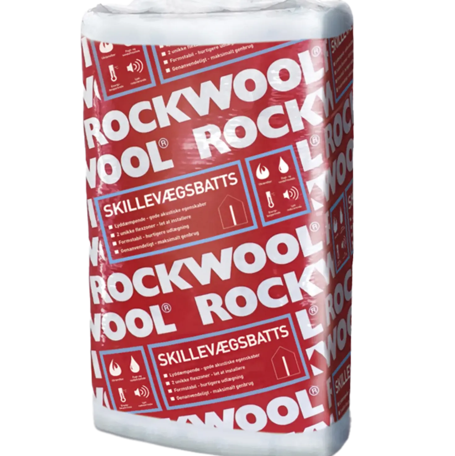 Rockwool skillevægsbatt 45x455x1000 mm