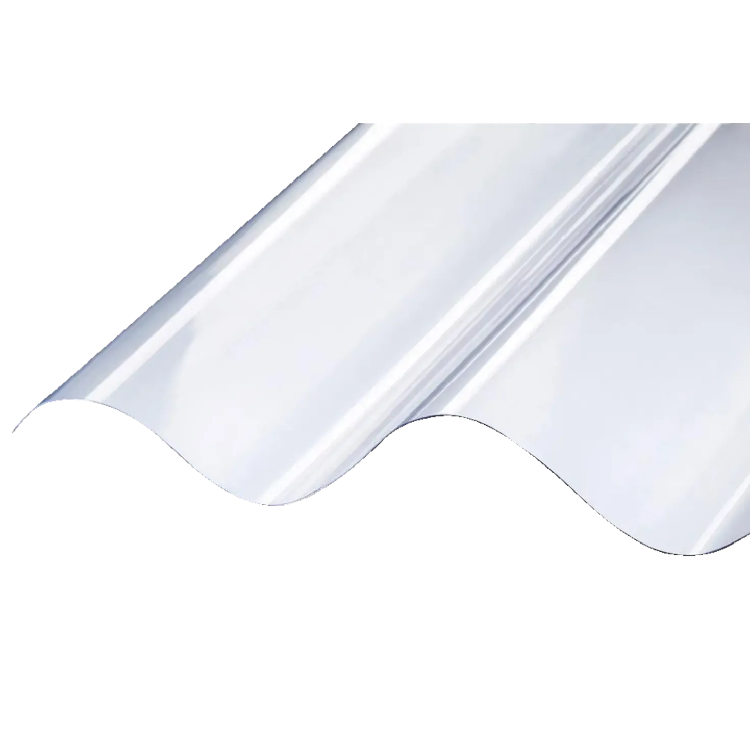 Rodena PVC B5 klar ovenlysplade, 1000 x 1220 mm