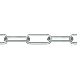 Roliba langleddet kæde varmforzinket 8 mm x 3 m