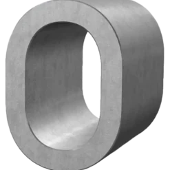 Roliba oval wirelås aluminium 2x7 mm 10 stk.