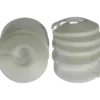 Roset delt 1/2" 22 mm hvid