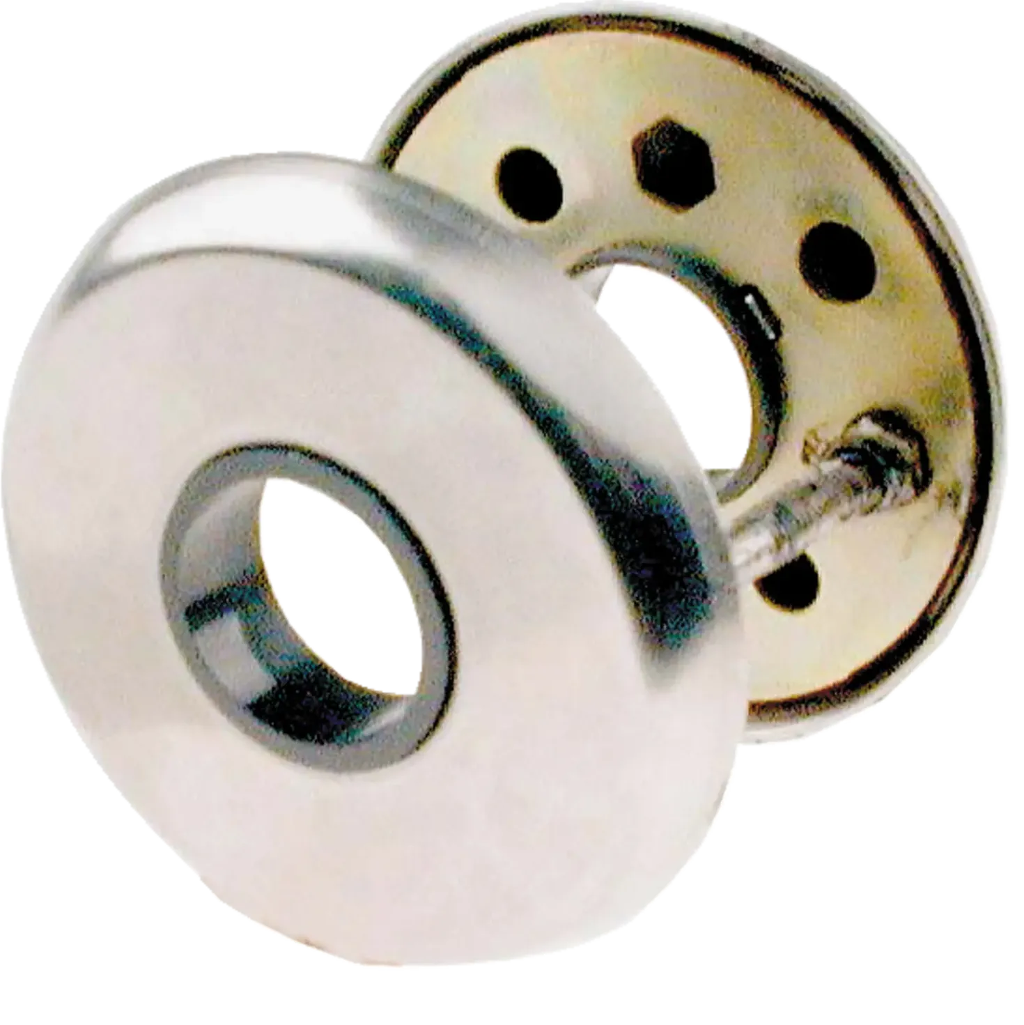 Ruko 313 dørgrebsroset Ø50 mm rustfrit stål
