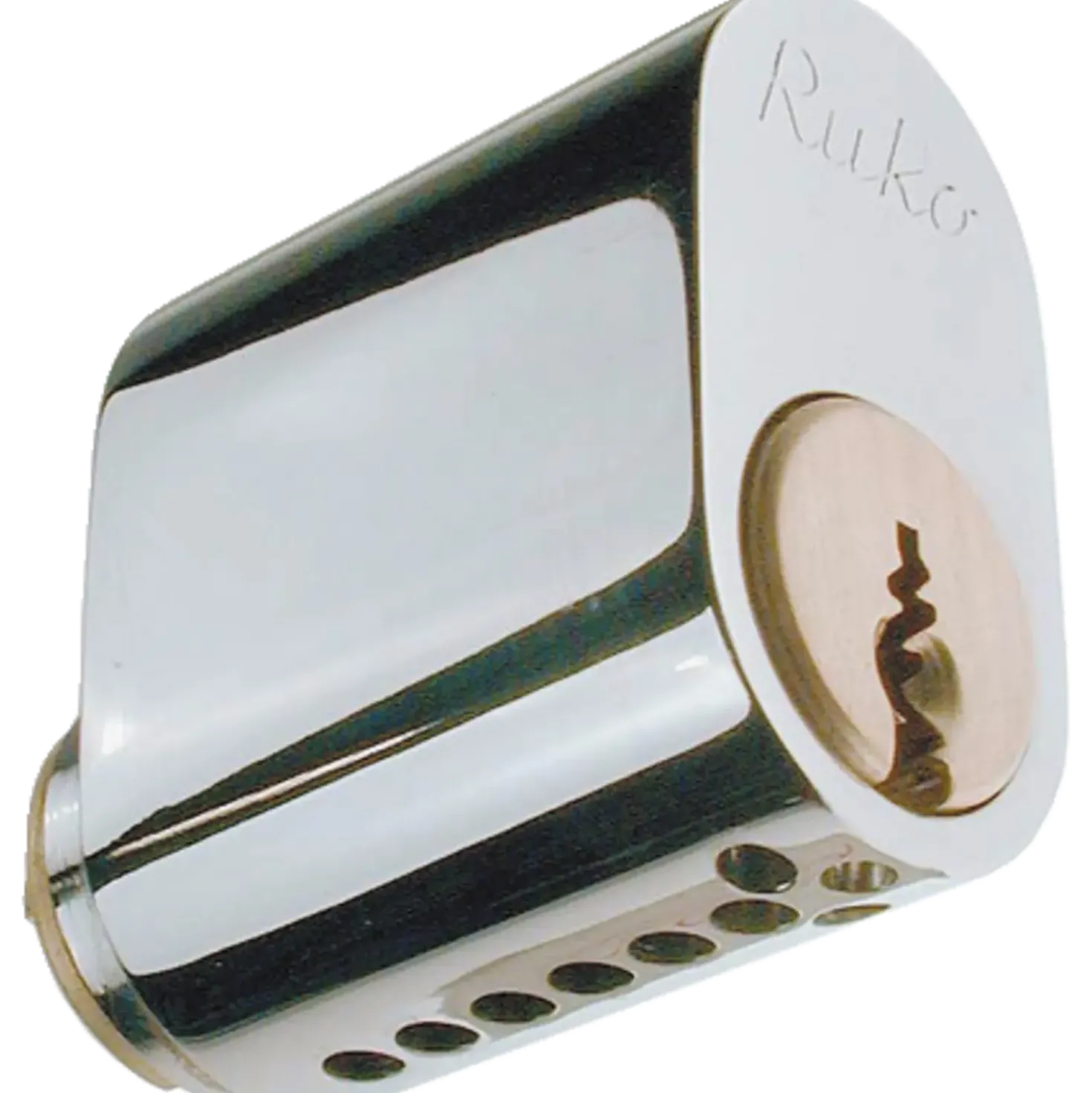 Ruko 1660 oval cylinder blank krom