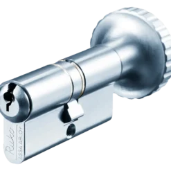 Ruko RB1602 dobbelt profilcylinder m/knop +20c + 10k mm rustfrit look