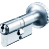 Ruko RB1602 dobbelt profilcylinder m/knop +20c rustfrit look