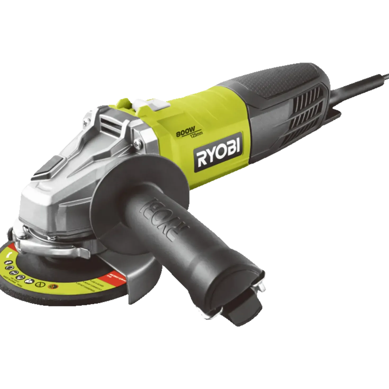 Ryobi RAG800-125G vinkelsliber 800W Ø125 mm