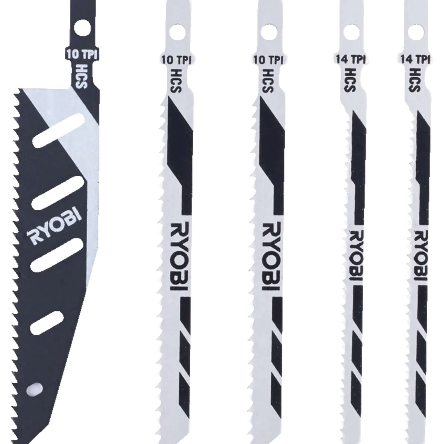 Ryobi RAK05JSBFC stiksavsklinger træ og plastik 5 stk