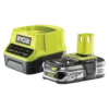 Ryobi RC18120-125 batteri og lader 18V ONE+