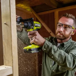 Ryobi RPD18X1-2C52S 18V ONE+ slagbore-/skruemaskine 1x2,0+1x5,0 Ah batteri/lader