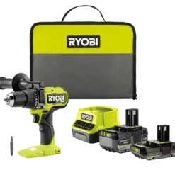 Ryobi RPD18X1-2C52S 18V ONE+ slagbore-/skruemaskine 1x2,0+1x5,0 Ah batteri/lader