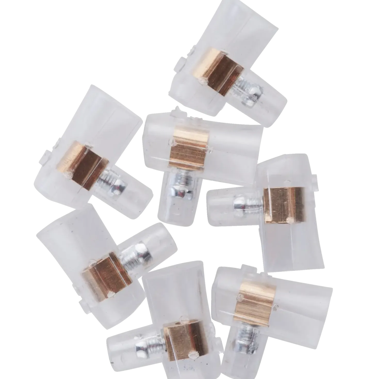 Samlemuffe transparent 6 stk.
