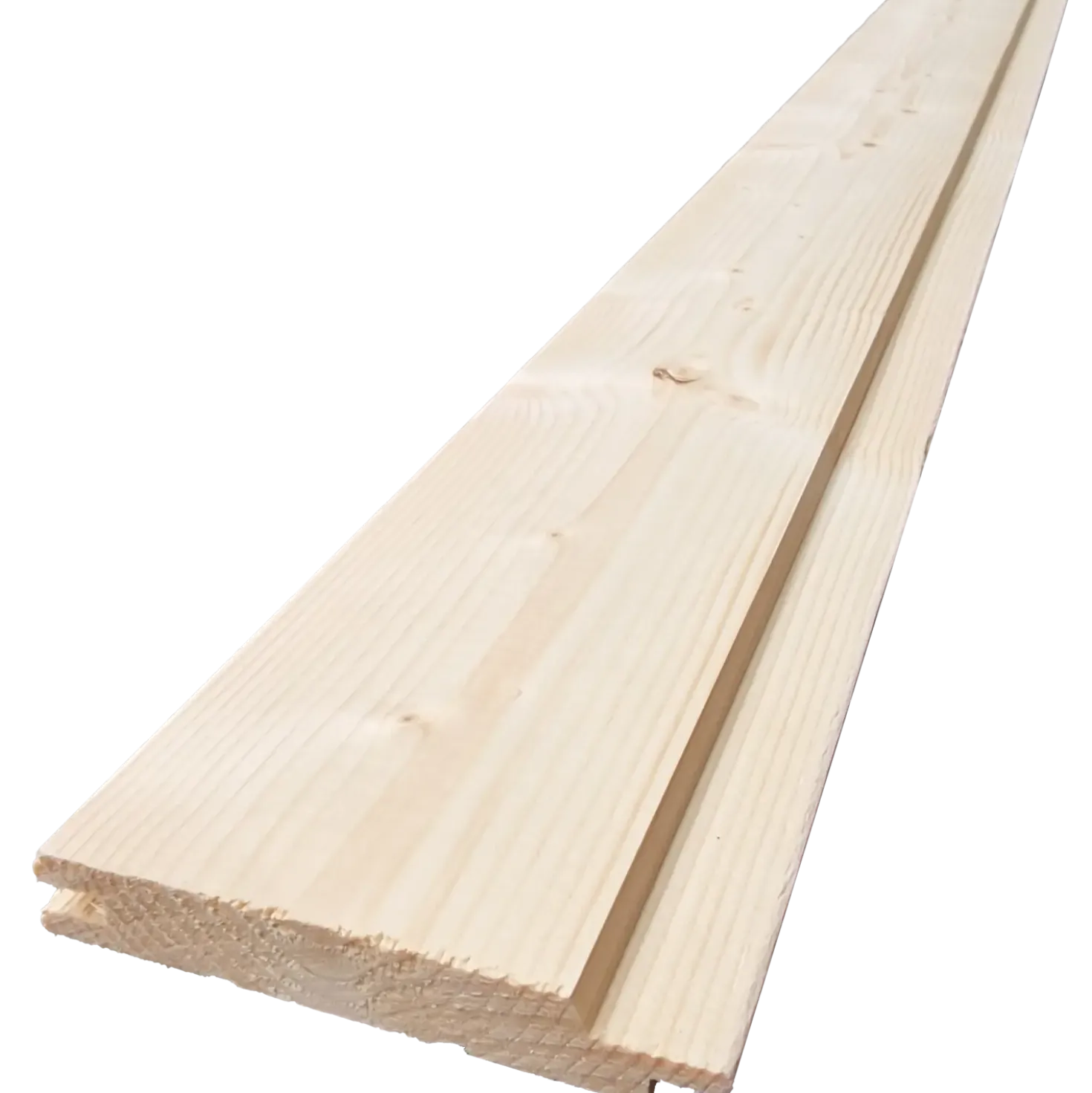 Saunabeklædning granrustik 19x100 mm ubehandlet 3,0 m