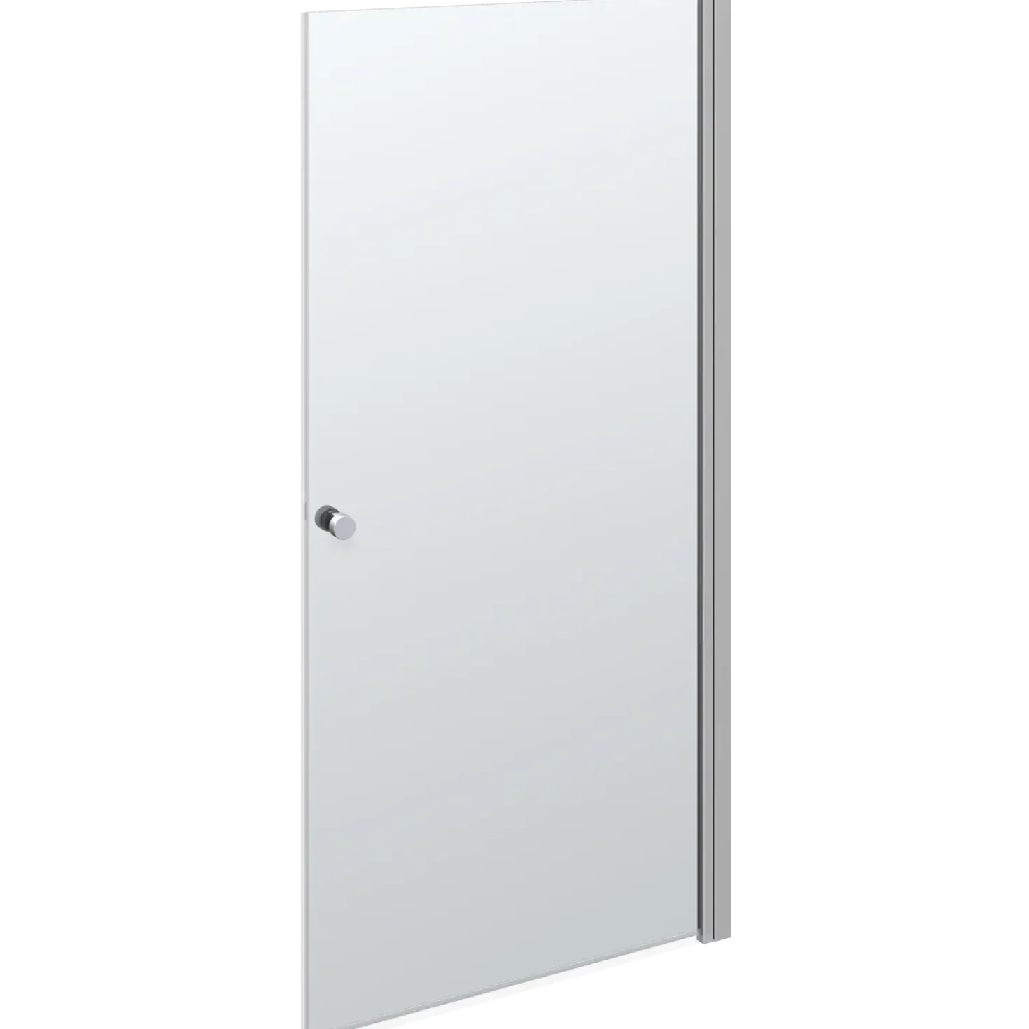 Scanbad brusedør A - klart glas 200 x 99 cm