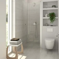 Scanbad brusedør A - klart glas 200 x 90 cm